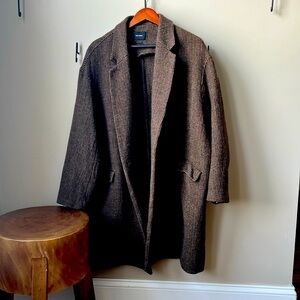 Isabel Marant houndstooth wool coat